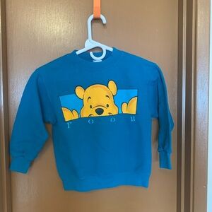 Vintage Disney kids Pooh Bear crew neck ax 4/5